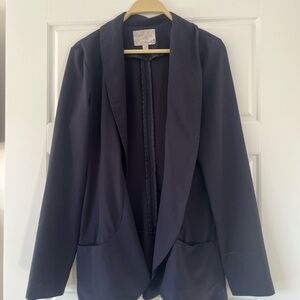 Dynamite Women's Navy Long Blazer